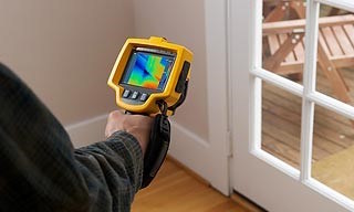 Тепловизионное обследование здания под ключ в Волхове в октябре